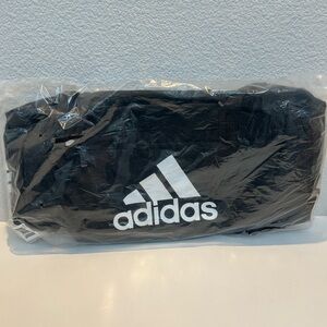 Adidas Black Sports Bag with White Logo